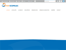 Tablet Screenshot of groupe-scopelec.com
